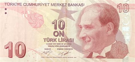 10 türk lirası